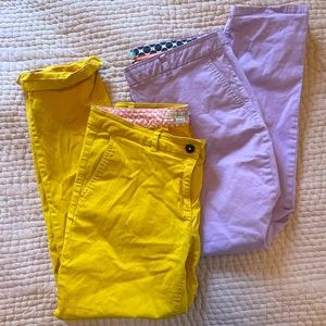 2 pairs of Boden Chinos size 8